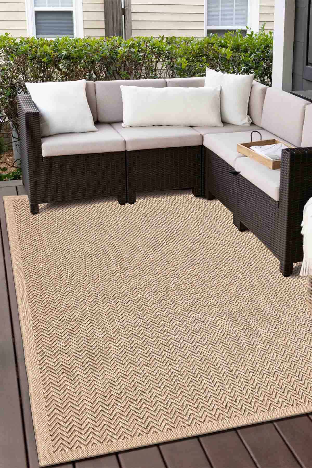 Rechteck Teppich Harmony in Beige von Hadorn™ - Lifestyle Image