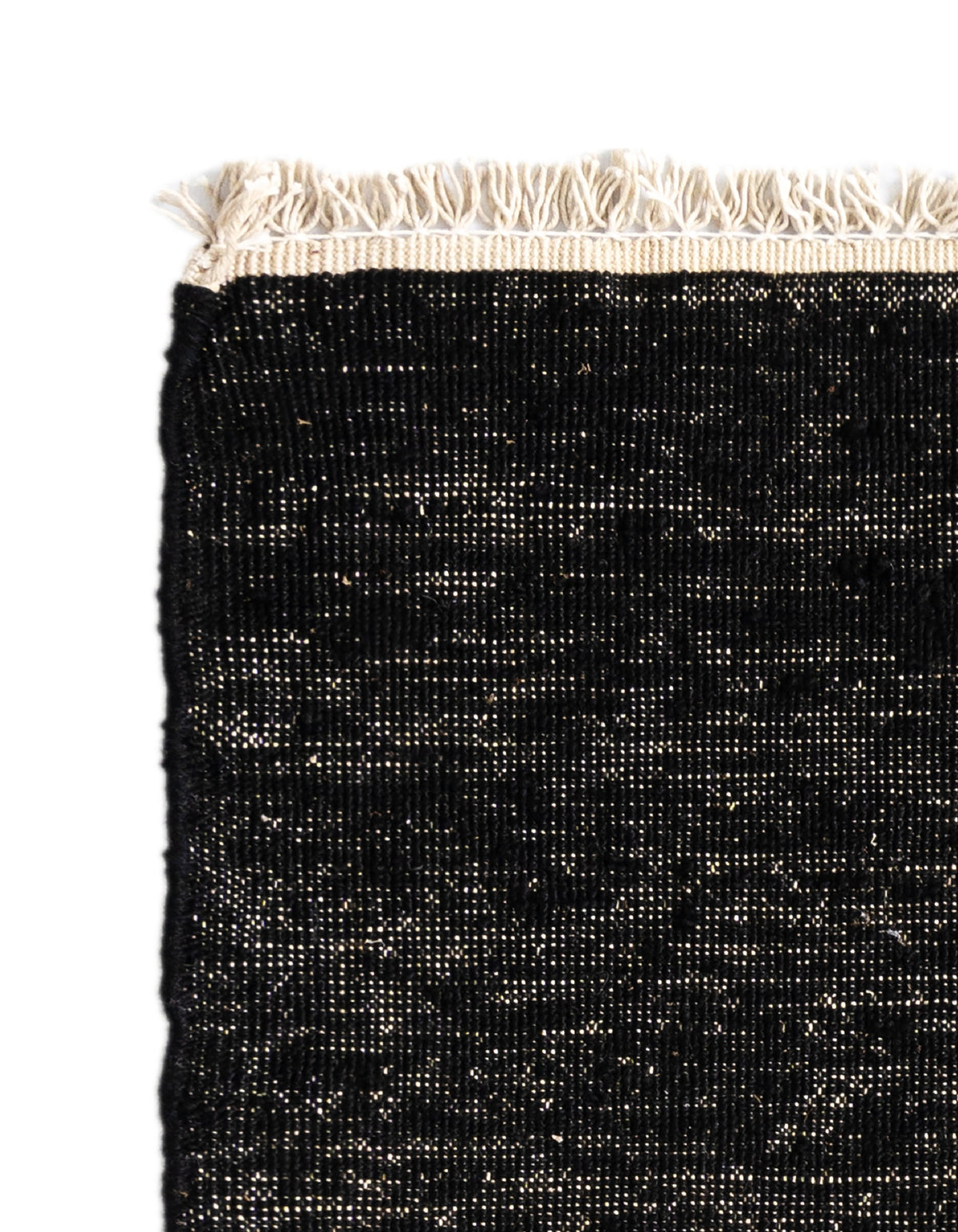 Wolle Teppich Juma Kelim in Schwarz von Hadorn™ - Lifestyle Image
