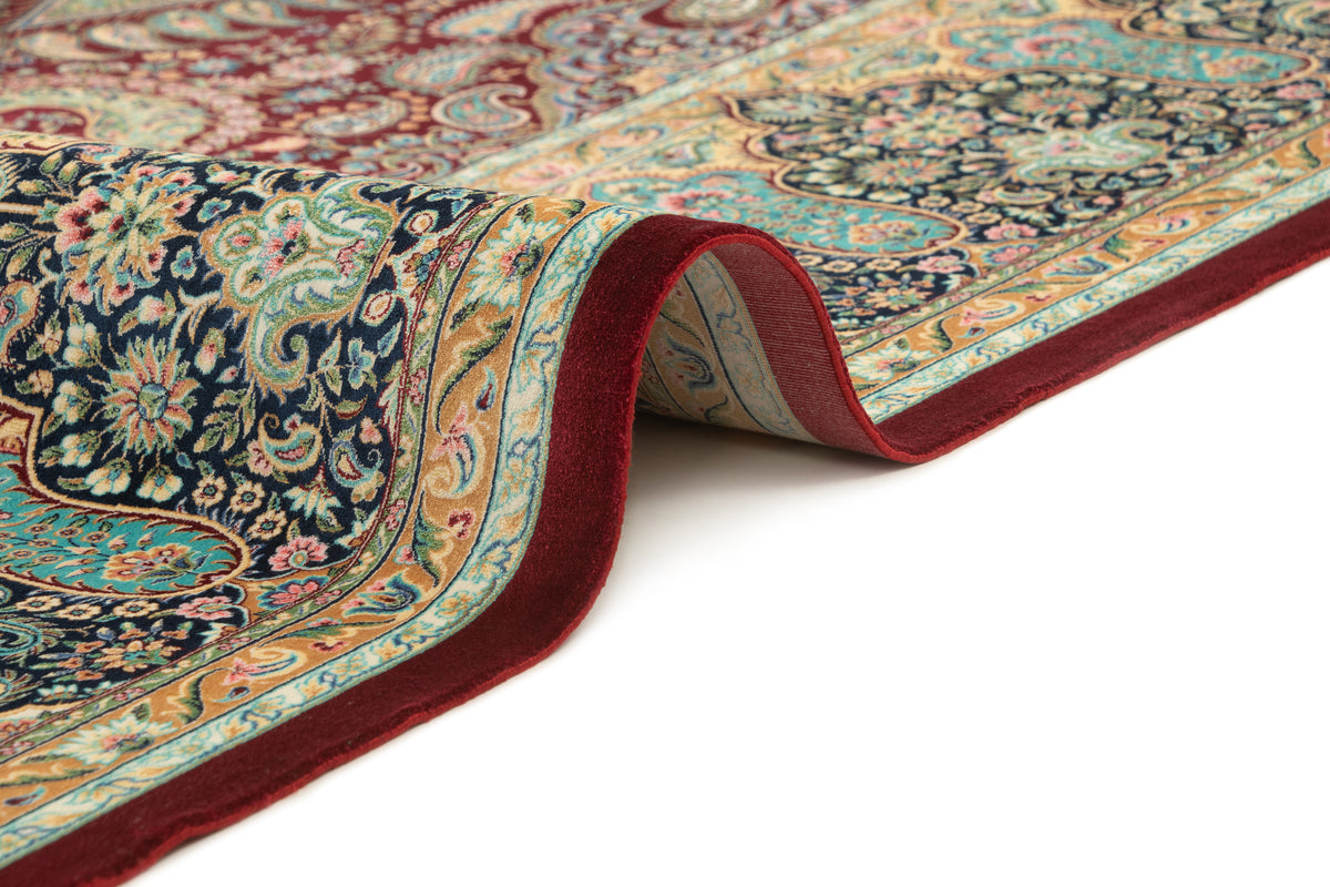 Rechteck Teppich Ghom Design in Rot von Hadorn™ - Lifestyle Image
