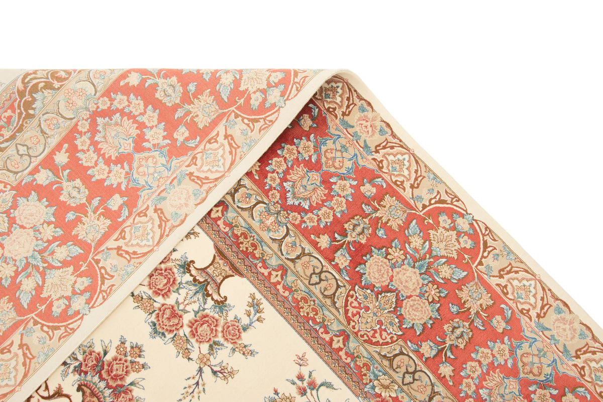 Rechteck Teppich Ghom Design in Beige von Hadorn™ - Lifestyle Image