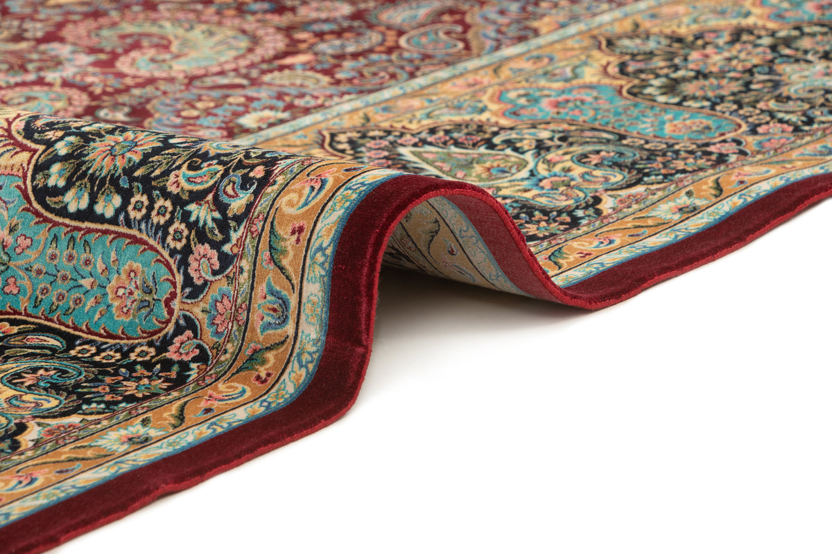 Rechteck Teppich Ghom Design in Rot von Hadorn™ - Lifestyle Image