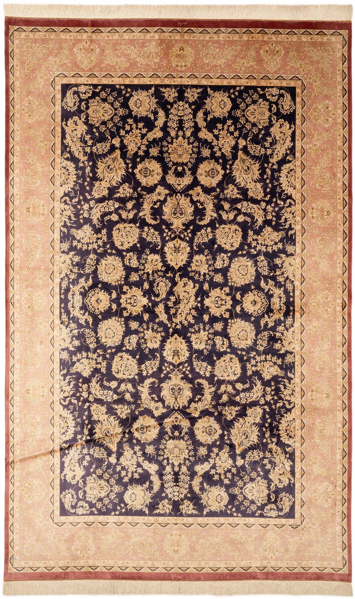 Rechteck Teppich Ghom Design in Lila von Hadorn™ - Lifestyle Image
