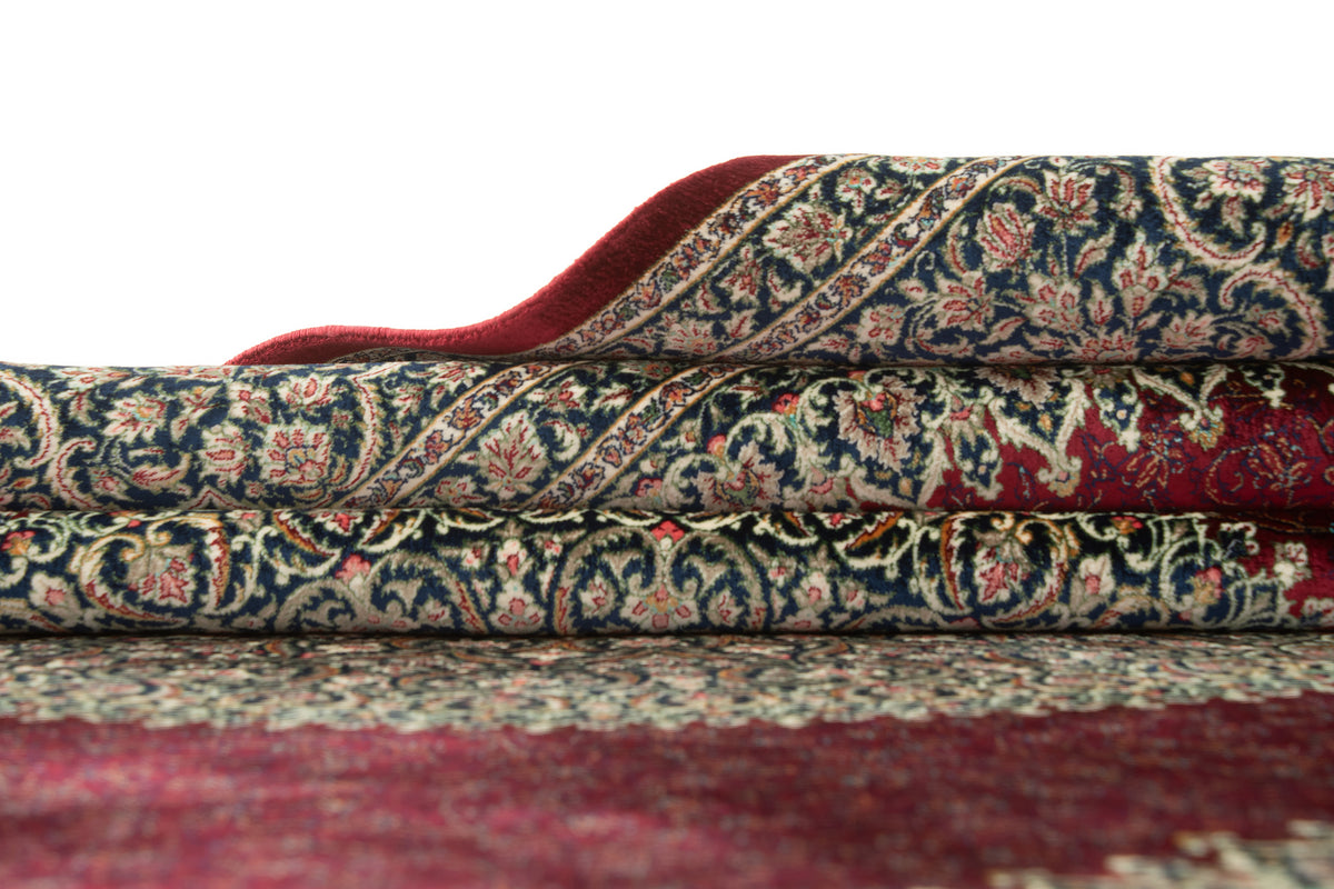Rechteck Teppich Ghom Design in Rot von Hadorn™ - Lifestyle Image