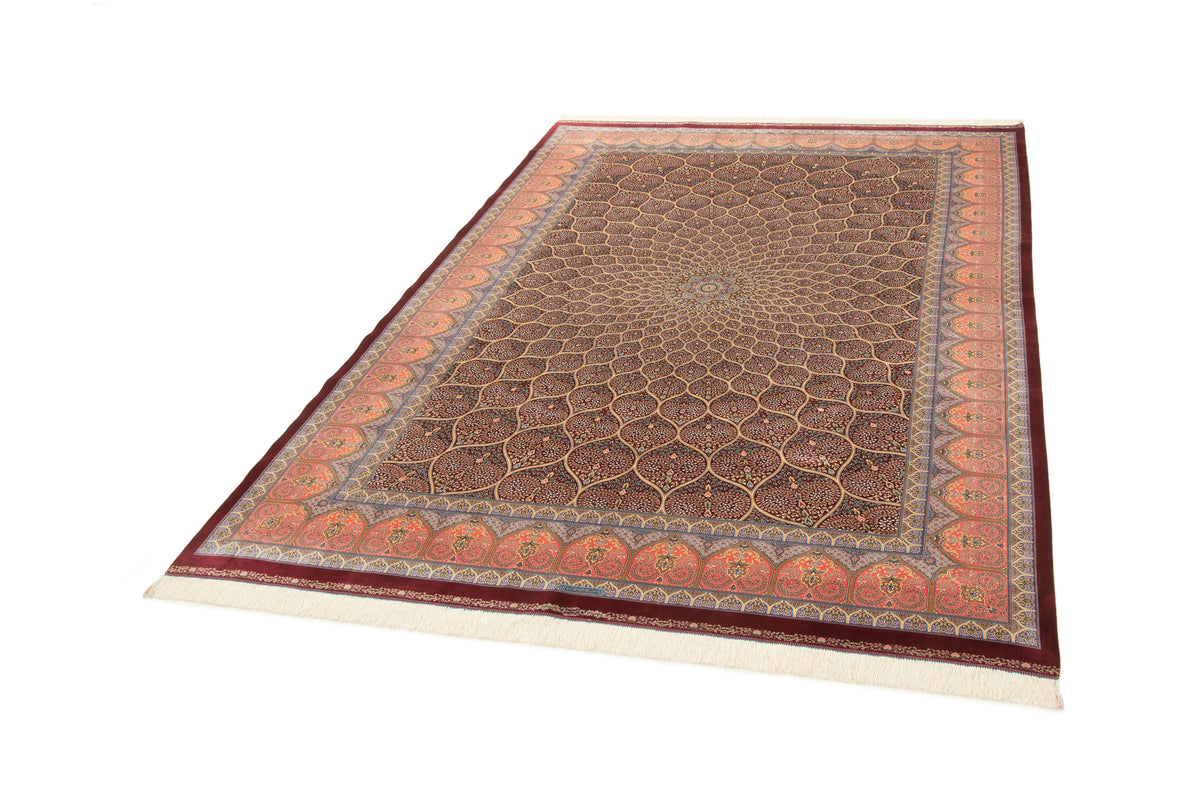Rechteck Teppich Ghom Design in Rot von Hadorn™ - Lifestyle Image