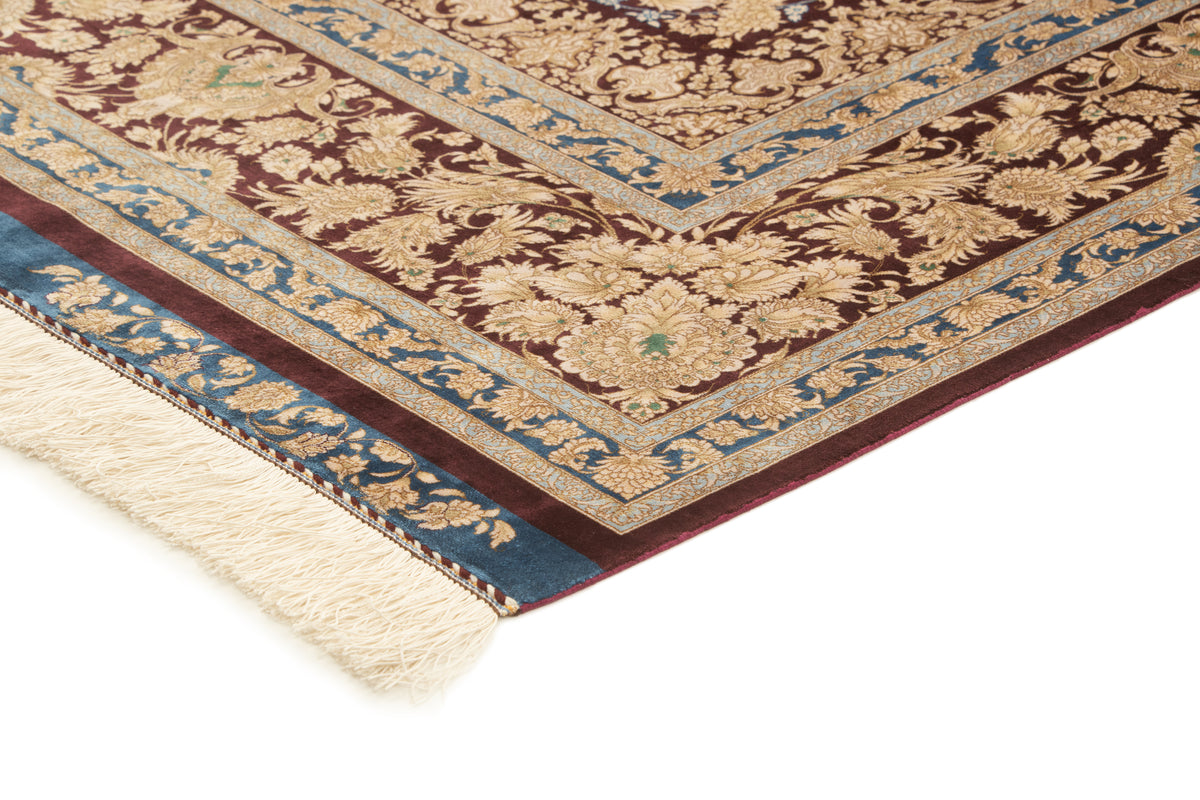 Rechteck Teppich Ghom Design in Braun von Hadorn™ - Lifestyle Image