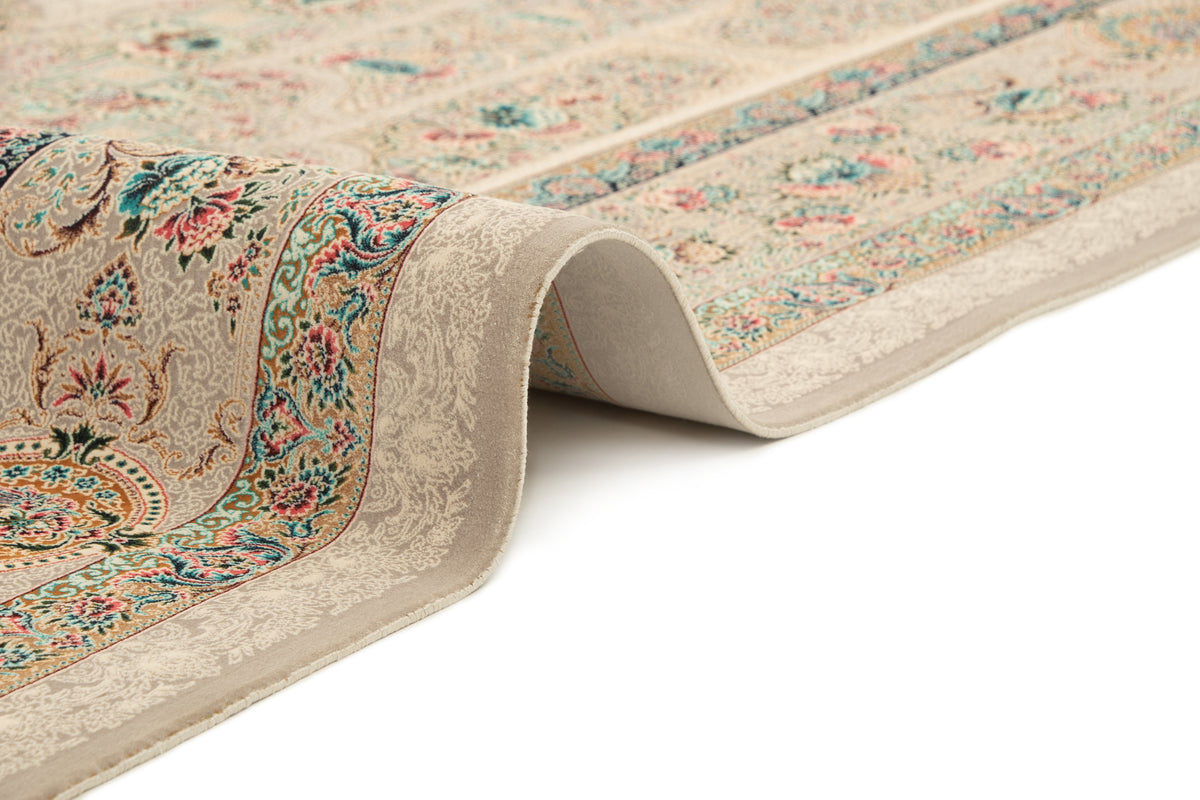 Rechteck Teppich Ghom Design in Grau von Hadorn™ - Lifestyle Image