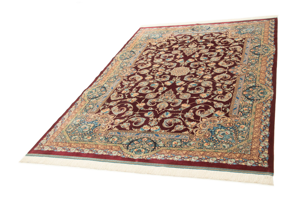 Rechteck Teppich Ghom Design in Rot von Hadorn™ - Lifestyle Image