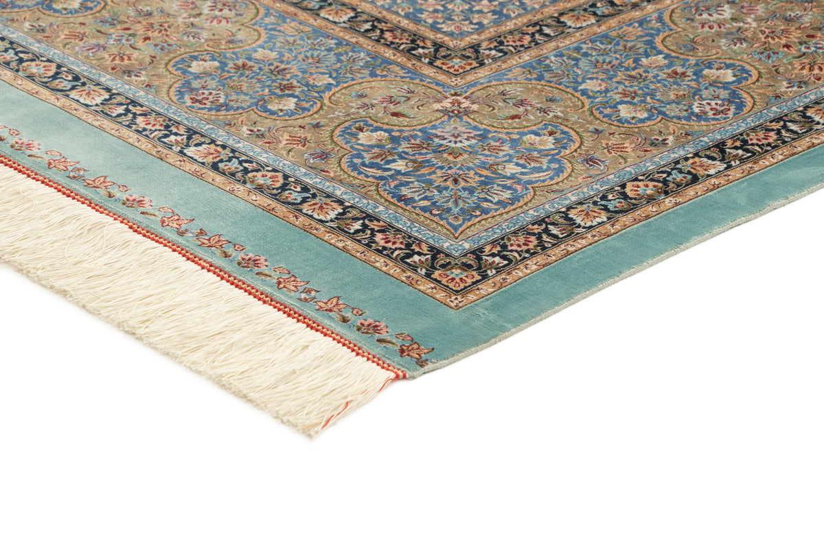 Rechteck Teppich Ghom Design in Blau von Hadorn™ - Lifestyle Image