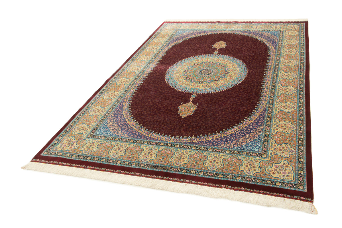 Rechteck Teppich Ghom Design in Rot von Hadorn™ - Lifestyle Image