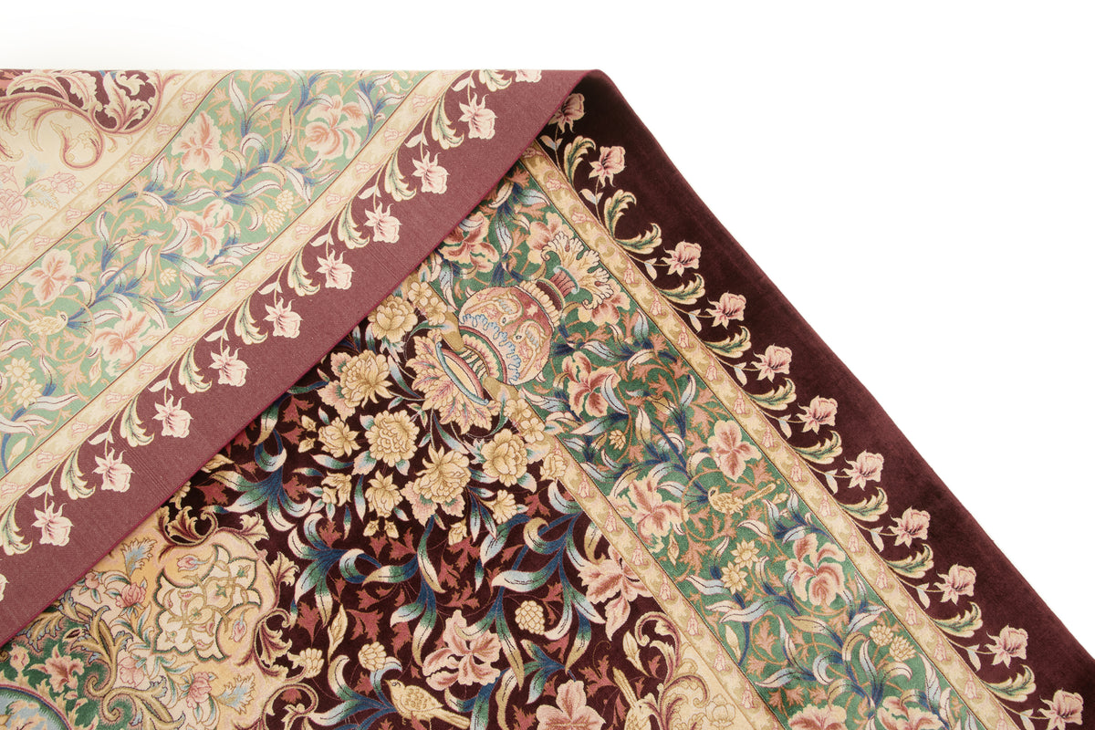 Rechteck Teppich Ghom Design in Rot von Hadorn™ - Lifestyle Image