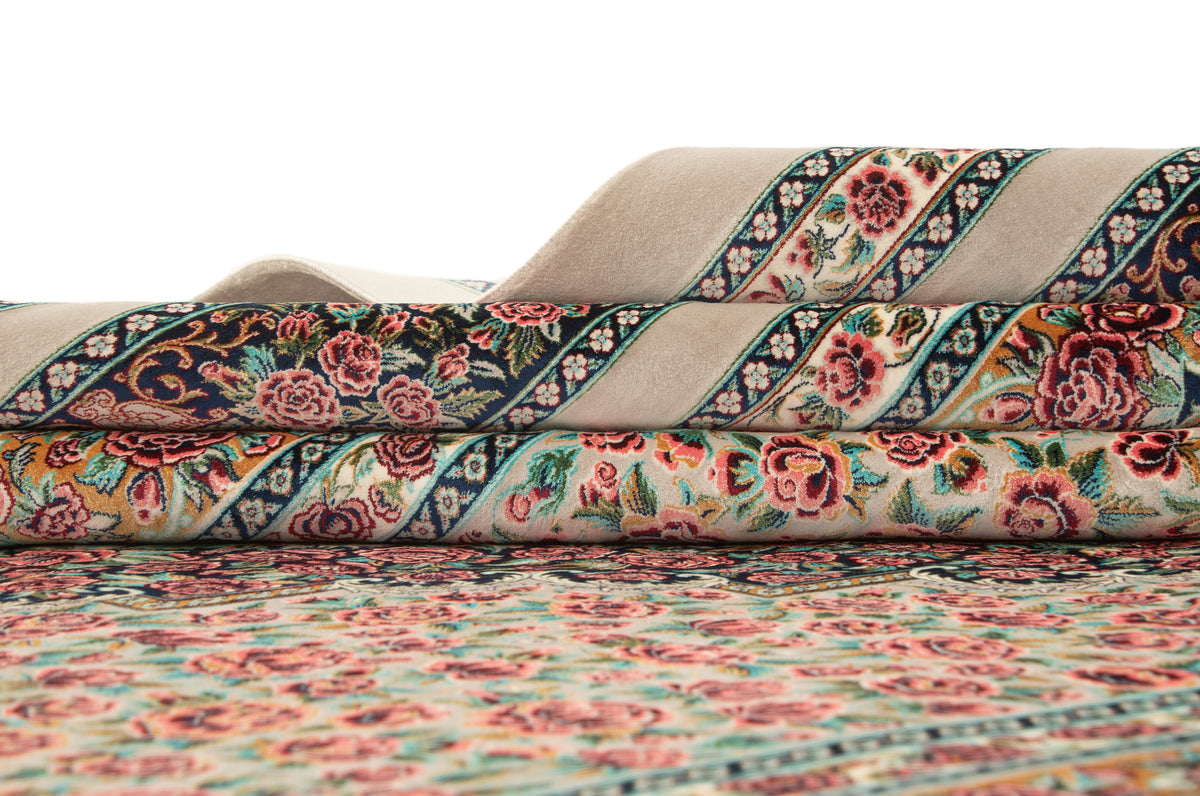 Rechteck Teppich Ghom Design in Grau von Hadorn™ - Lifestyle Image
