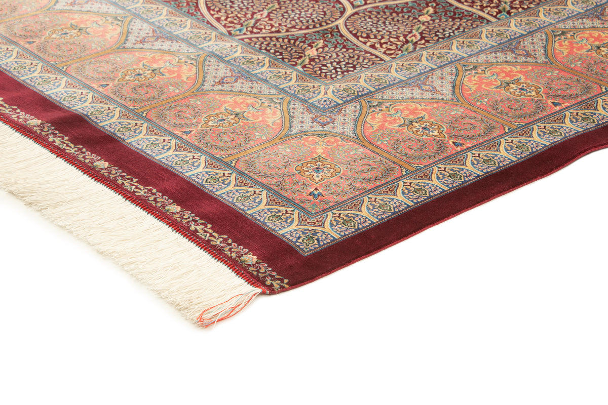 Rechteck Teppich Ghom Design in Rot von Hadorn™ - Lifestyle Image