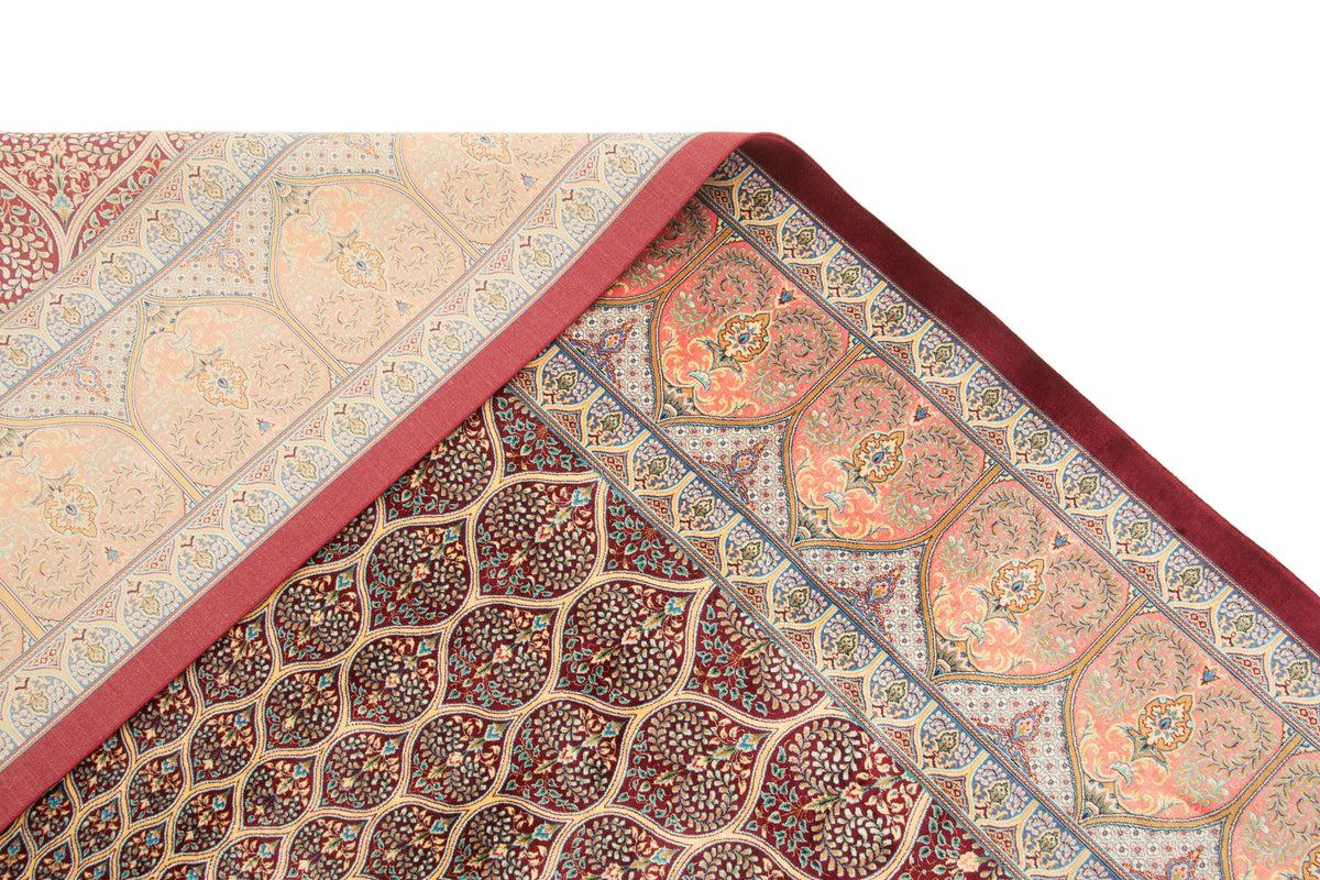 Rechteck Teppich Ghom Design in Rot von Hadorn™ - Lifestyle Image