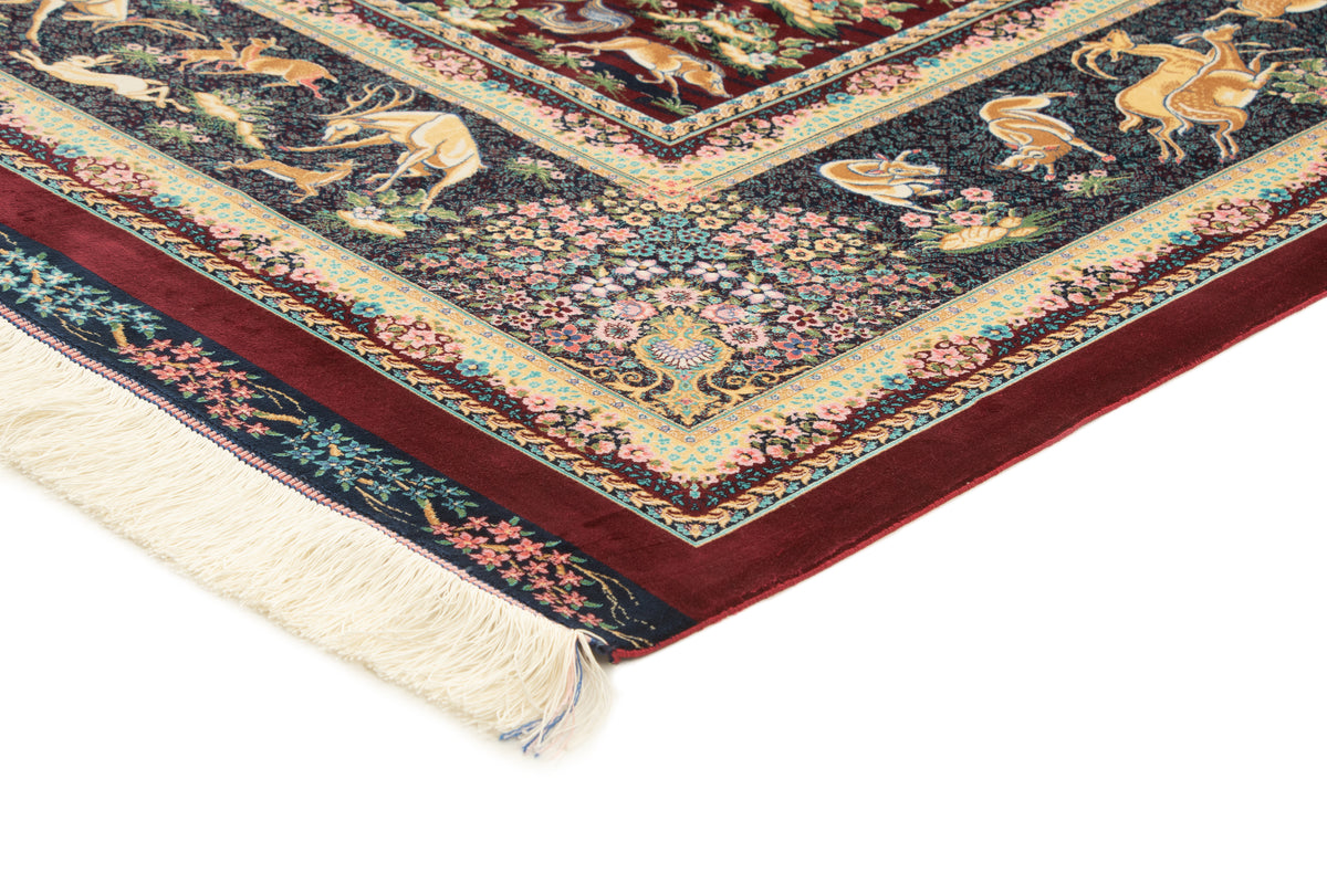 Rechteck Teppich Ghom Design in Rot von Hadorn™ - Lifestyle Image