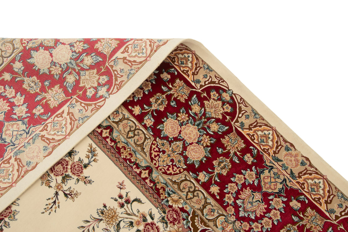 Rechteck Teppich Ghom Design in Beige von Hadorn™ - Lifestyle Image