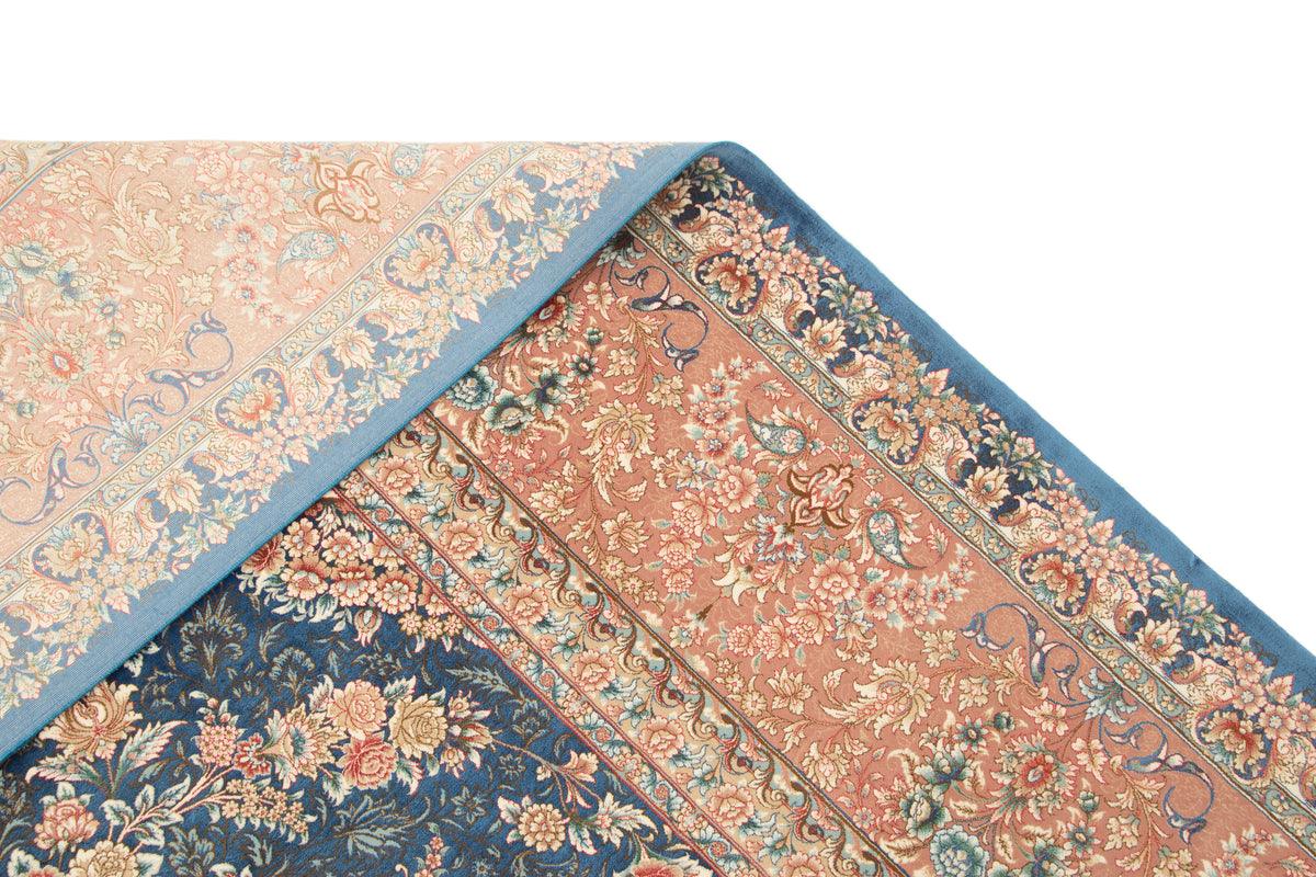 Rechteck Teppich Ghom Design in Blau von Hadorn™ - Lifestyle Image