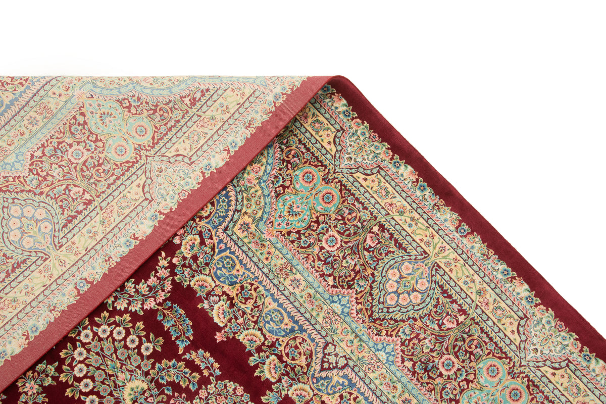 Rechteck Teppich Ghom Design in Rosa von Hadorn™ - Lifestyle Image