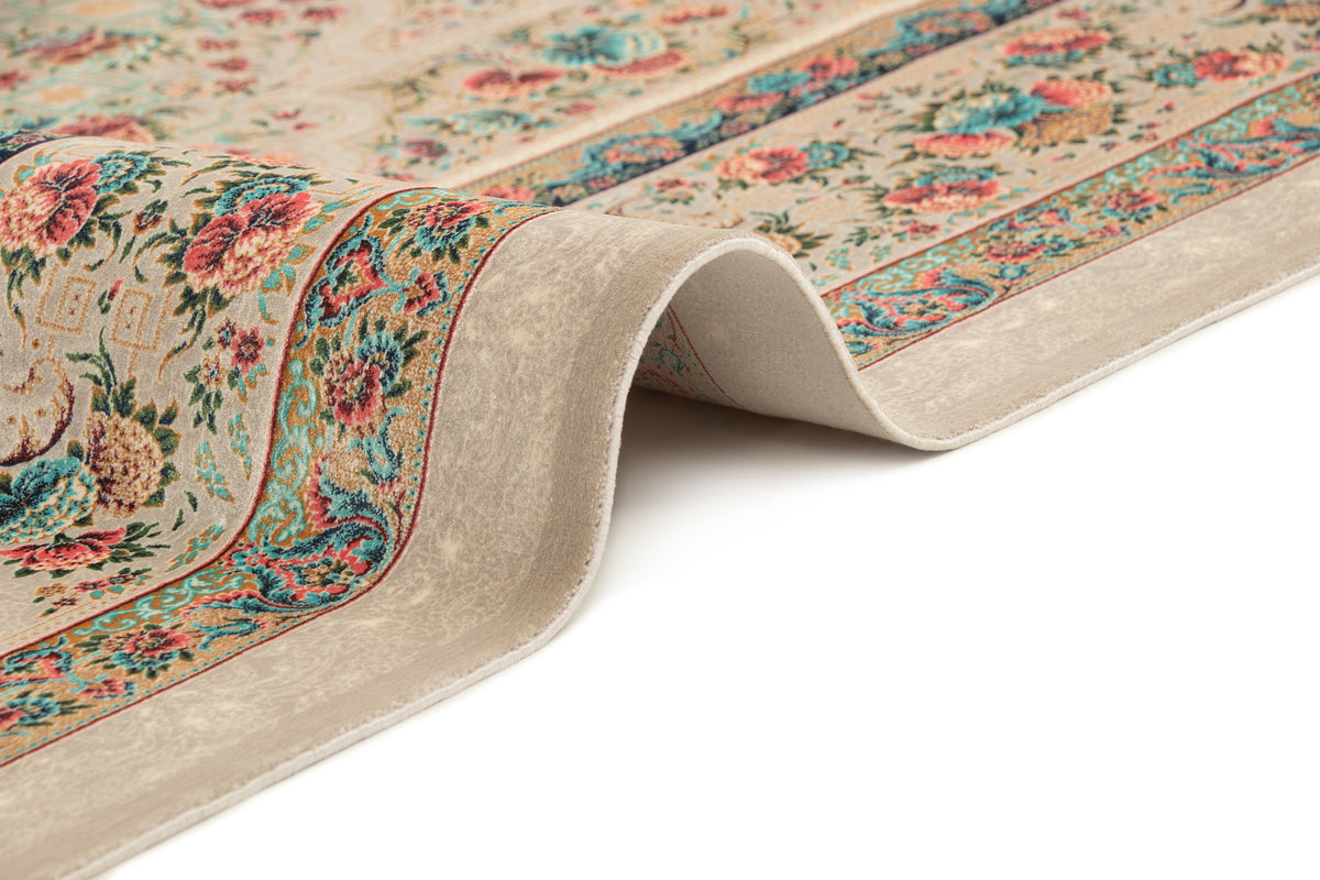 Rechteck Teppich Ghom Design in Grau von Hadorn™ - Lifestyle Image