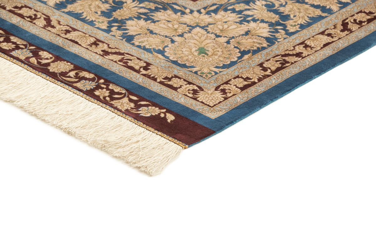 Rechteck Teppich Ghom Design in Blau von Hadorn™ - Lifestyle Image