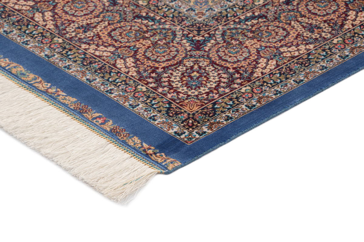 Rechteck Teppich Ghom Design in Blau von Hadorn™ - Lifestyle Image