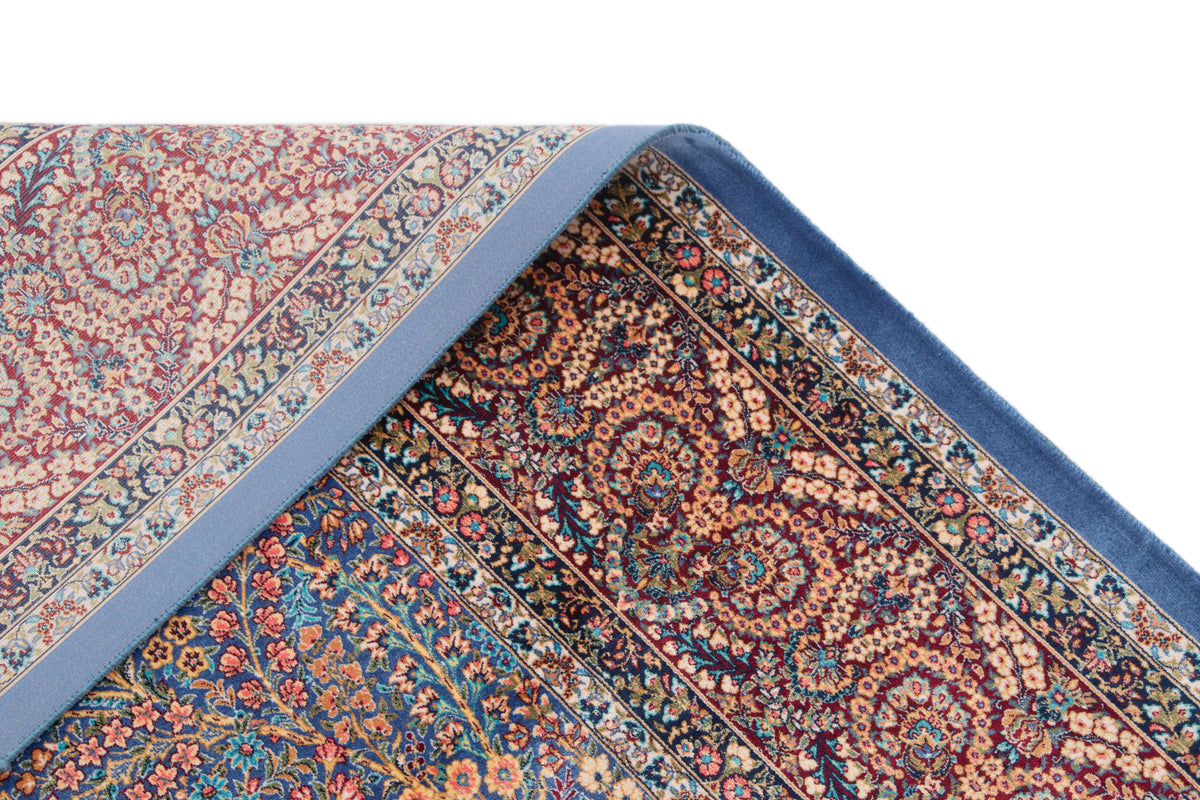 Rechteck Teppich Ghom Design in Blau von Hadorn™ - Lifestyle Image