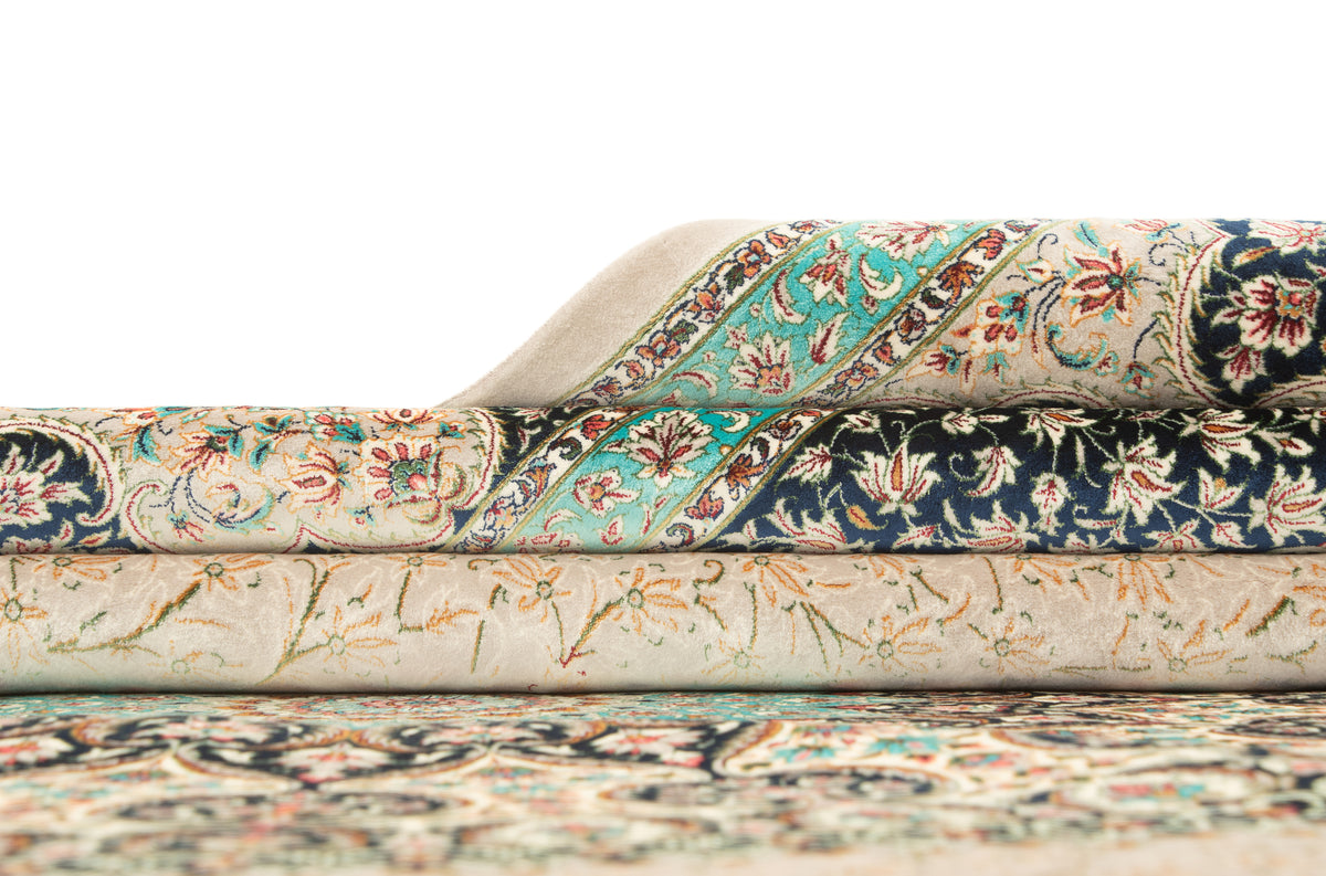 Rechteck Teppich Ghom Design in Grau von Hadorn™ - Lifestyle Image