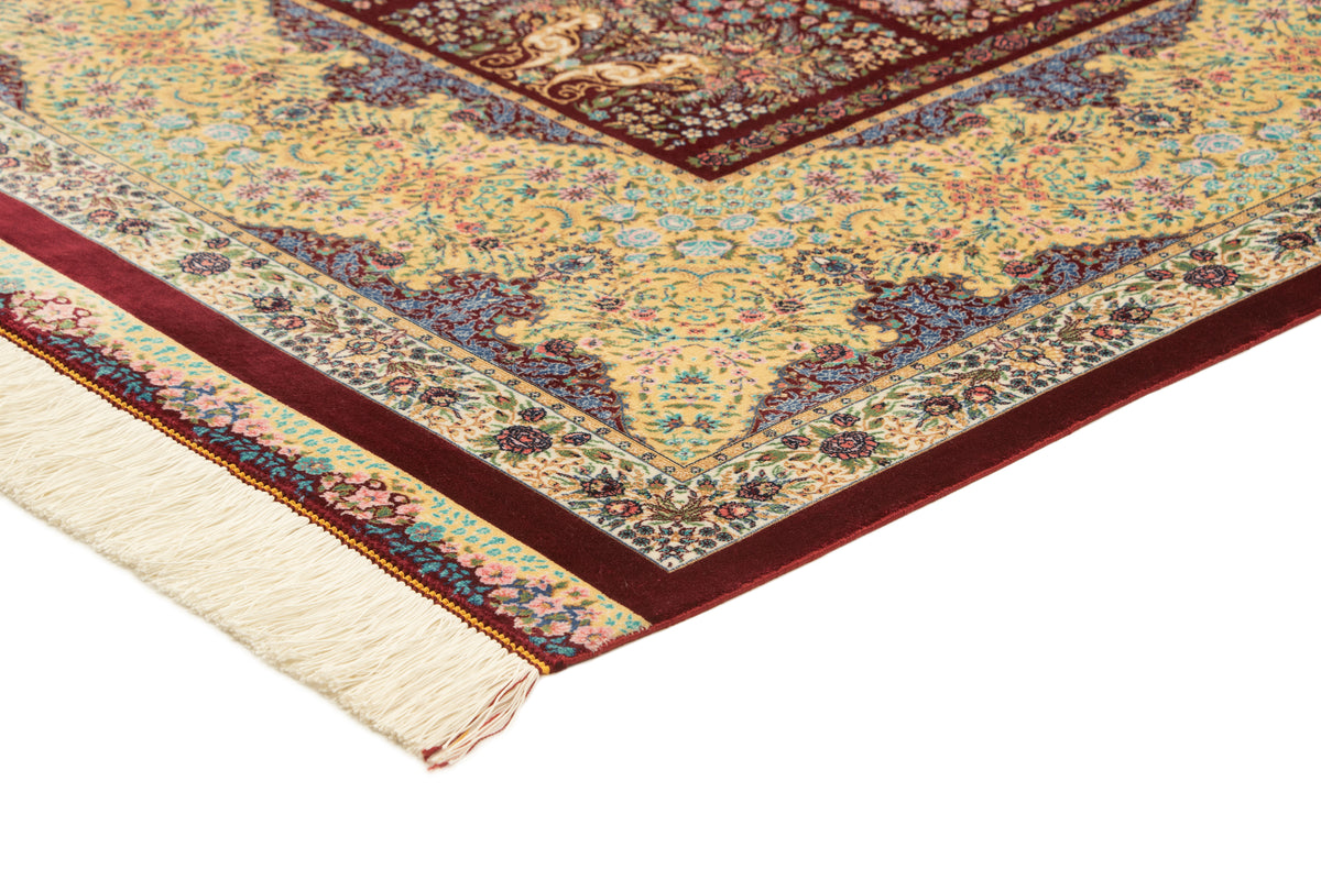 Rechteck Teppich Ghom Design in Rot von Hadorn™ - Lifestyle Image
