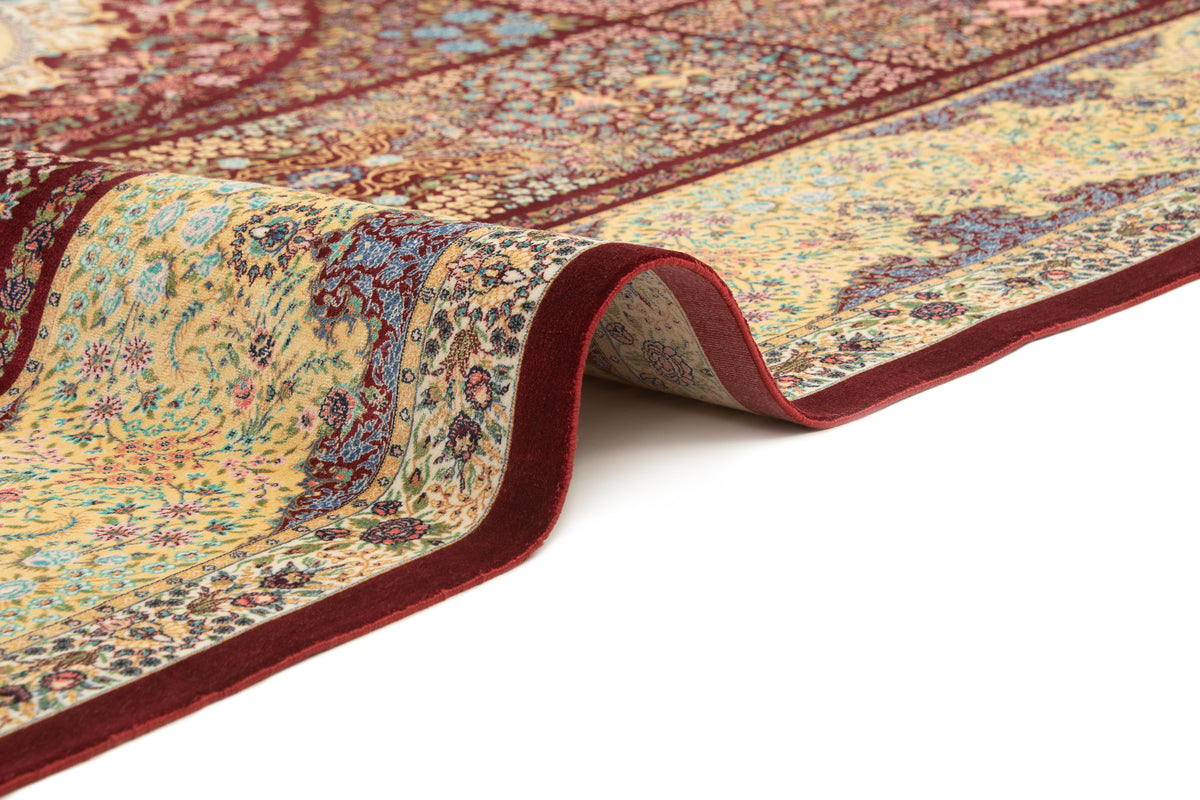 Rechteck Teppich Ghom Design in Rot von Hadorn™ - Lifestyle Image
