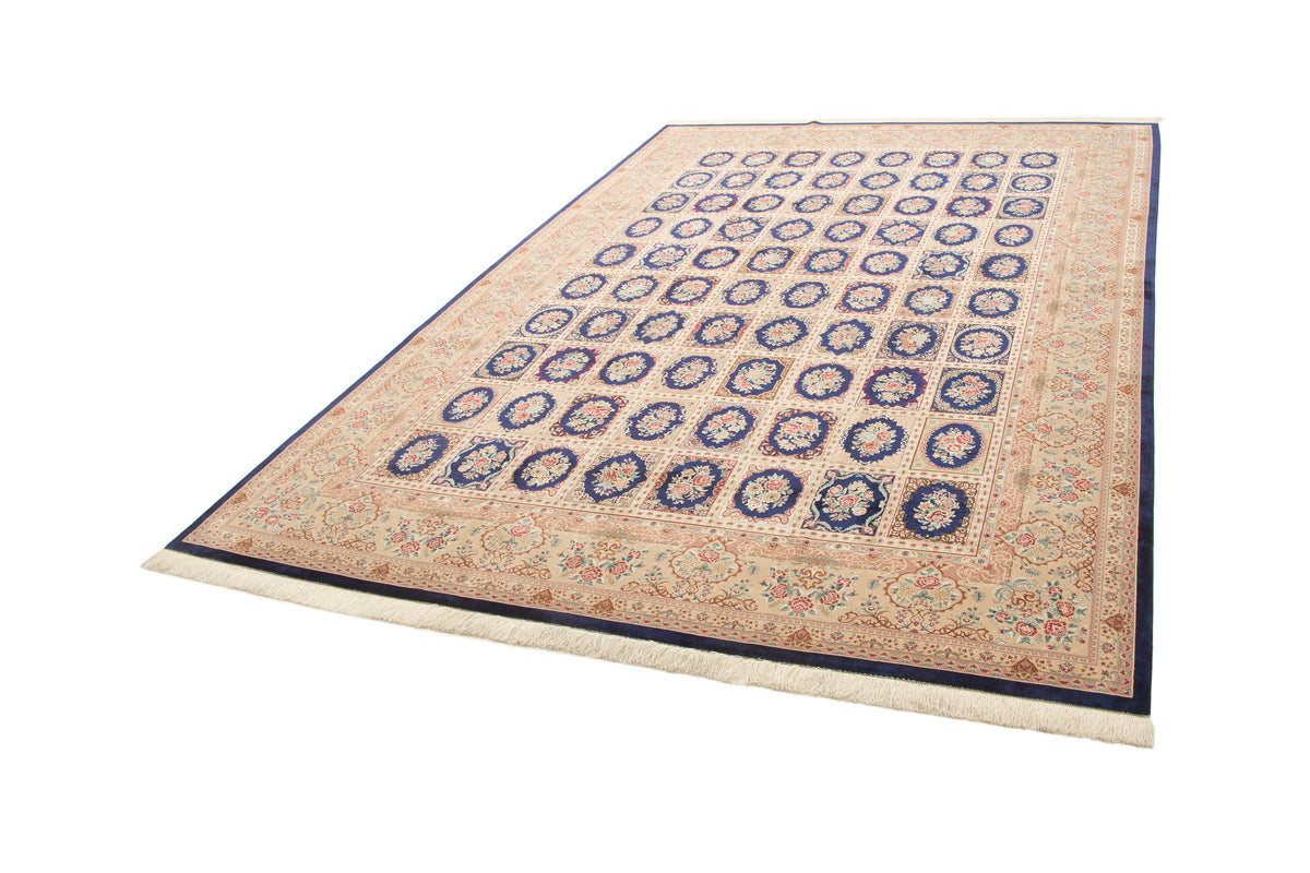 Rechteck Teppich Ghom Design in Dunkelblau von Hadorn™ - Lifestyle Image