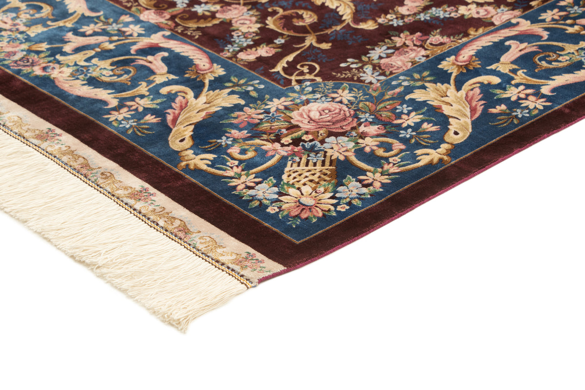 Rechteck Teppich Ghom Design in Burgund von Hadorn™ - Lifestyle Image