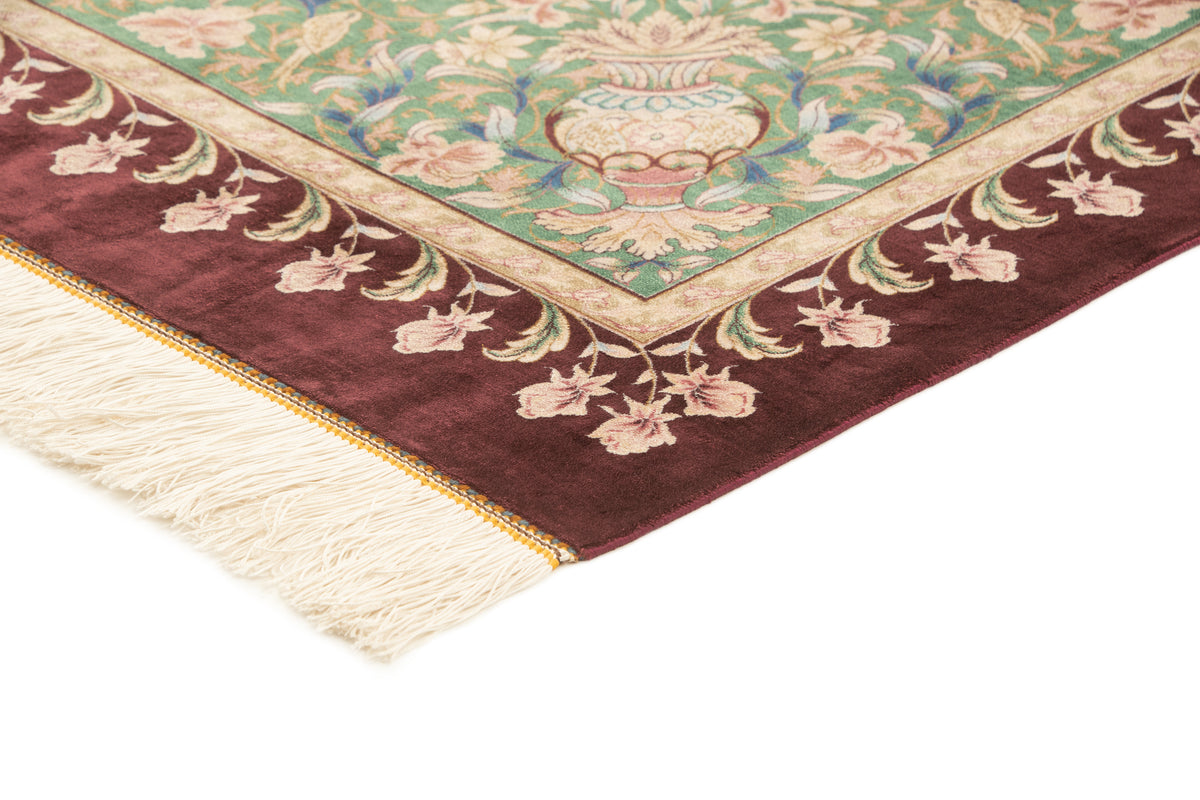 Rechteck Teppich Ghom Design in Burgund von Hadorn™ - Lifestyle Image