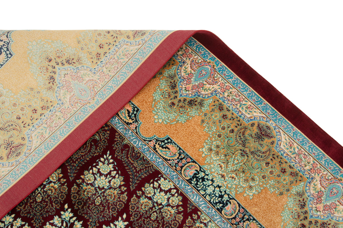 Rechteck Teppich Ghom Design in Rot von Hadorn™ - Lifestyle Image