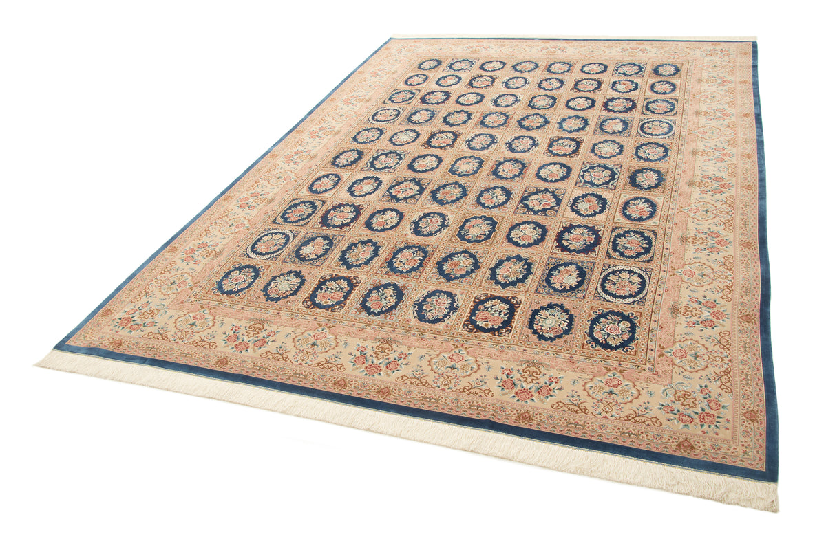 Rechteck Teppich Ghom Design in Blau von Hadorn™ - Lifestyle Image