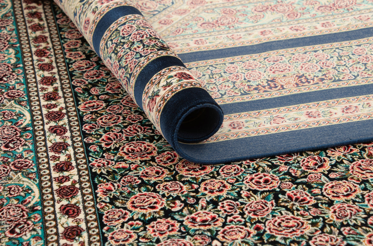 Rechteck Teppich Ghom Design in Rosa  von Hadorn™ - Lifestyle Image