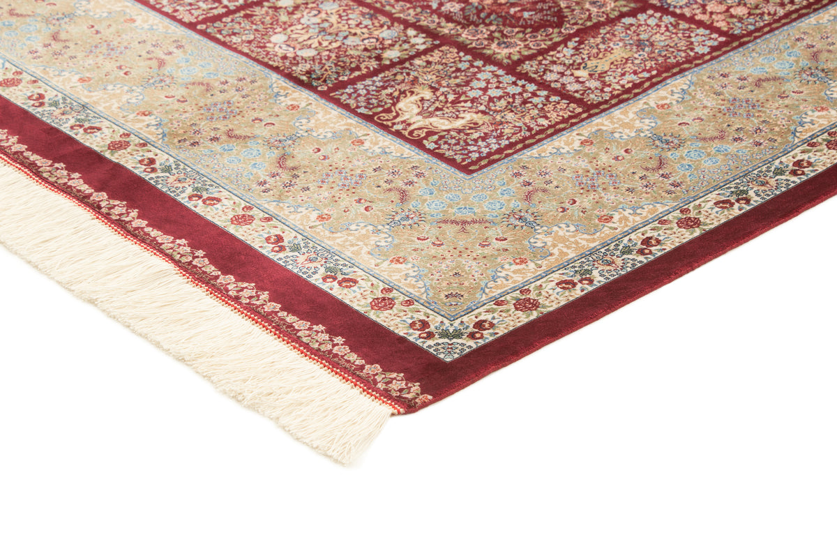Rechteck Teppich Ghom Design in Rot von Hadorn™ - Lifestyle Image