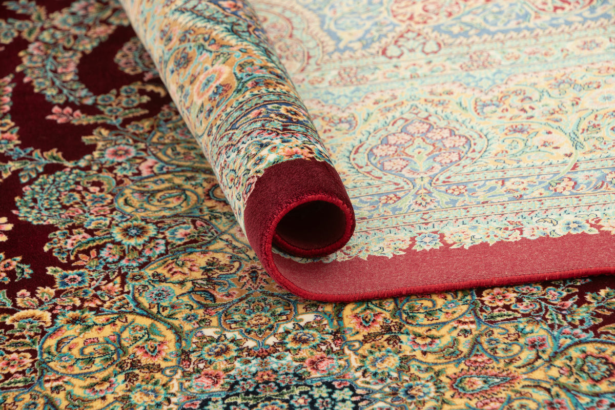 Rechteck Teppich Ghom Design in Rot von Hadorn™ - Lifestyle Image