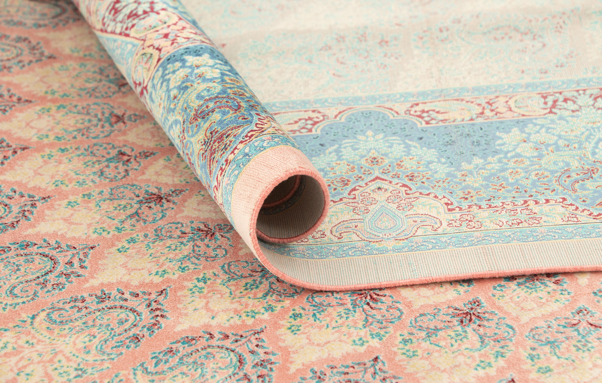 Rechteck Teppich Ghom Design in Creme von Hadorn™ - Lifestyle Image
