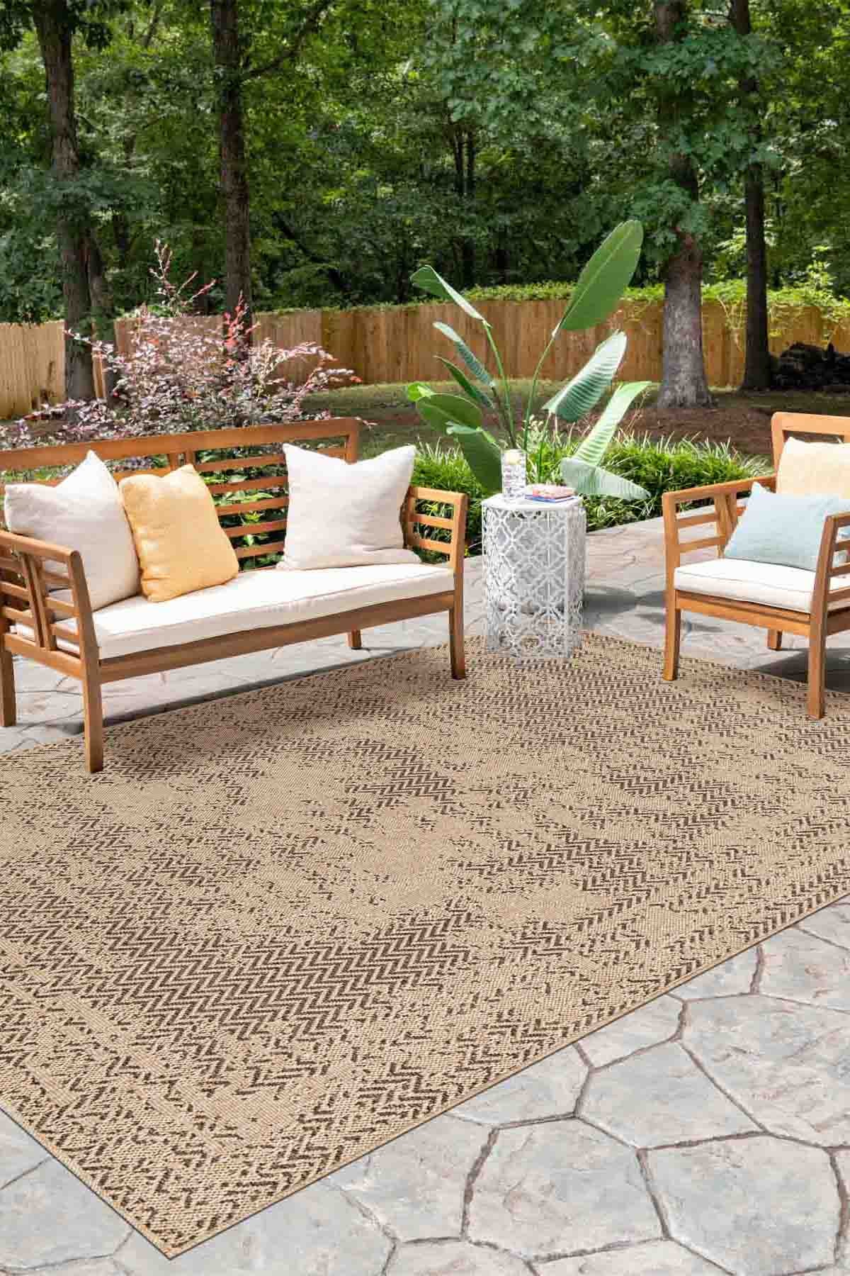 Rechteck Teppich Harmony in Beige von Hadorn™ - Lifestyle Image