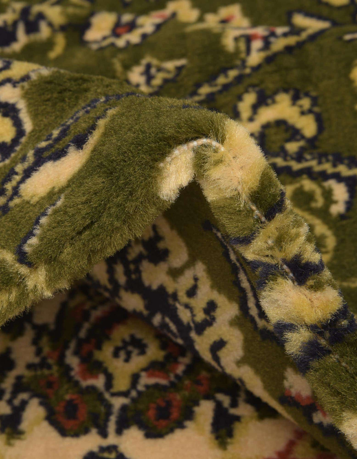 Rechteck Teppich Kashan Design in Grün von Hadorn™ - Lifestyle Image