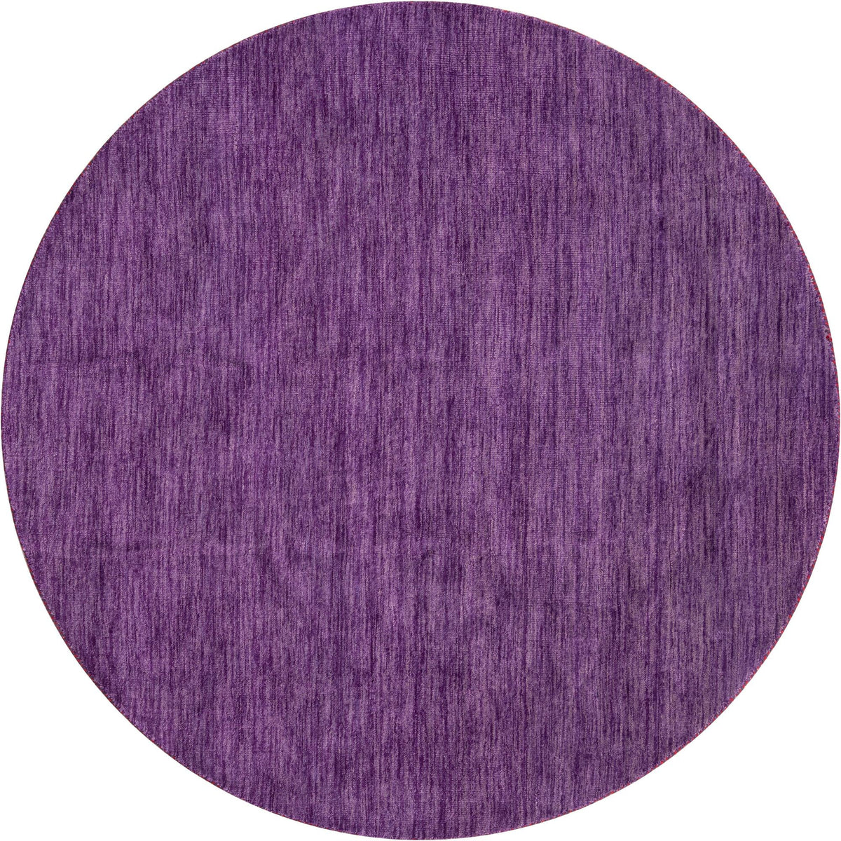 Wolle Teppich Solid Gabbeh in Lila von Hadorn™ - Lifestyle Image