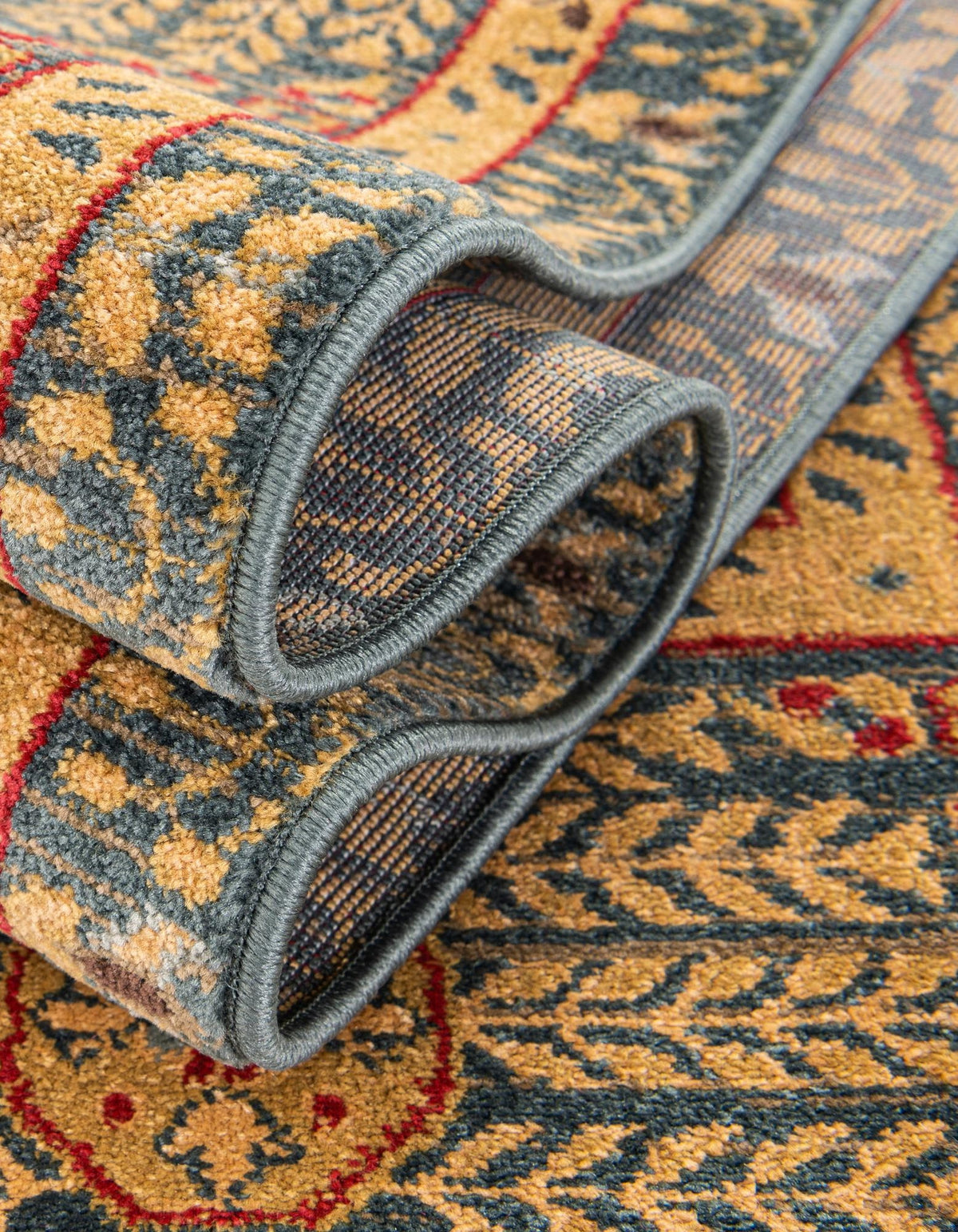 Rechteck Teppich Mamluk in Blau von Hadorn™ - Lifestyle Image