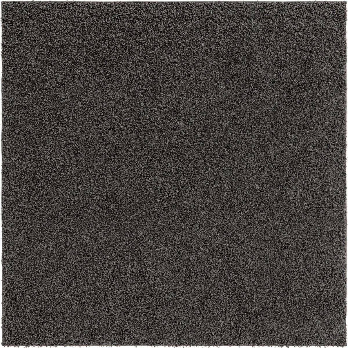 Quadratisch Hochflorteppich Solid Shag in Graphitgrau von Hadorn™ - Lifestyle Image