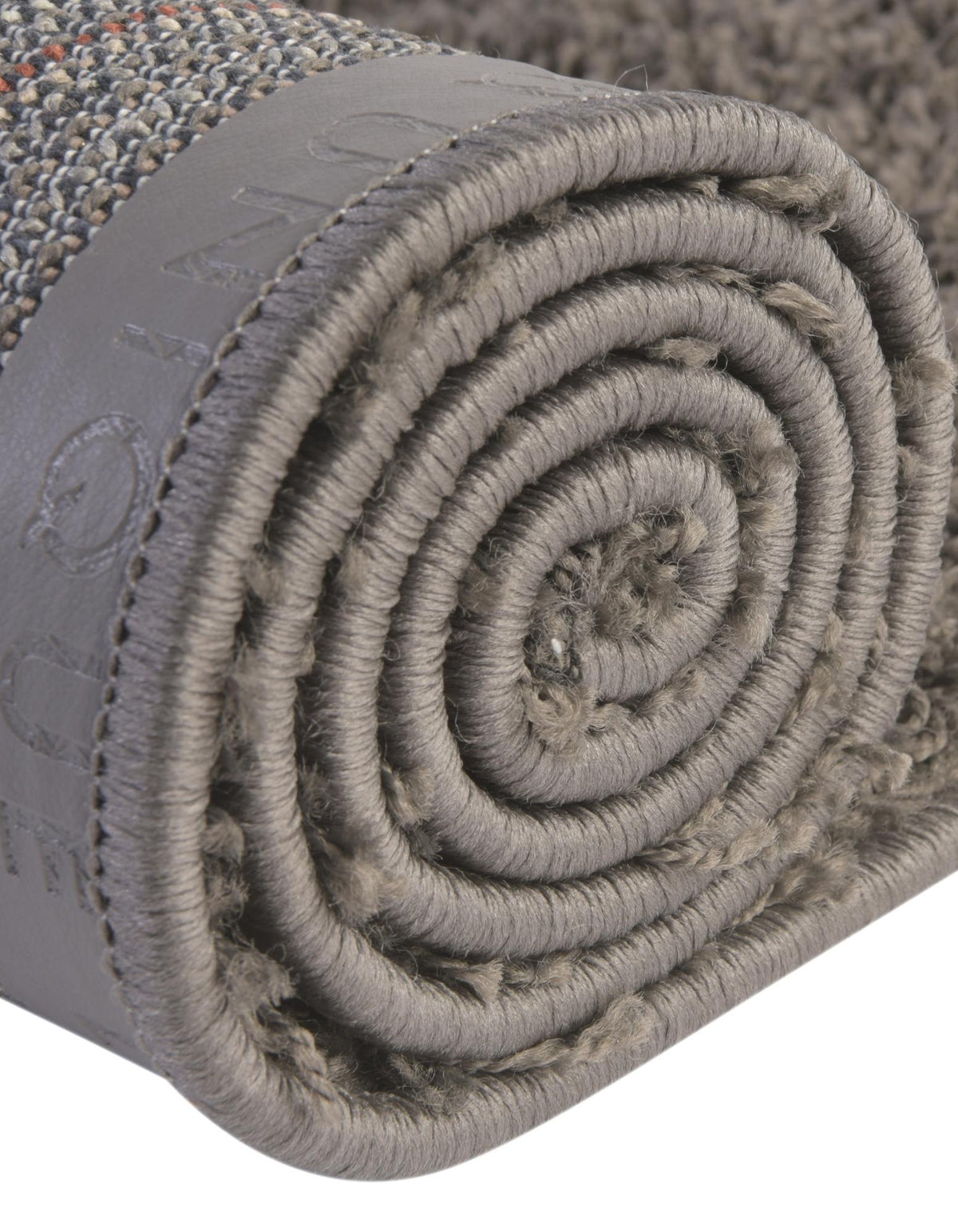 Quadratisch Hochflorteppich Solid Shag in Graphitgrau von Hadorn™ - Lifestyle Image