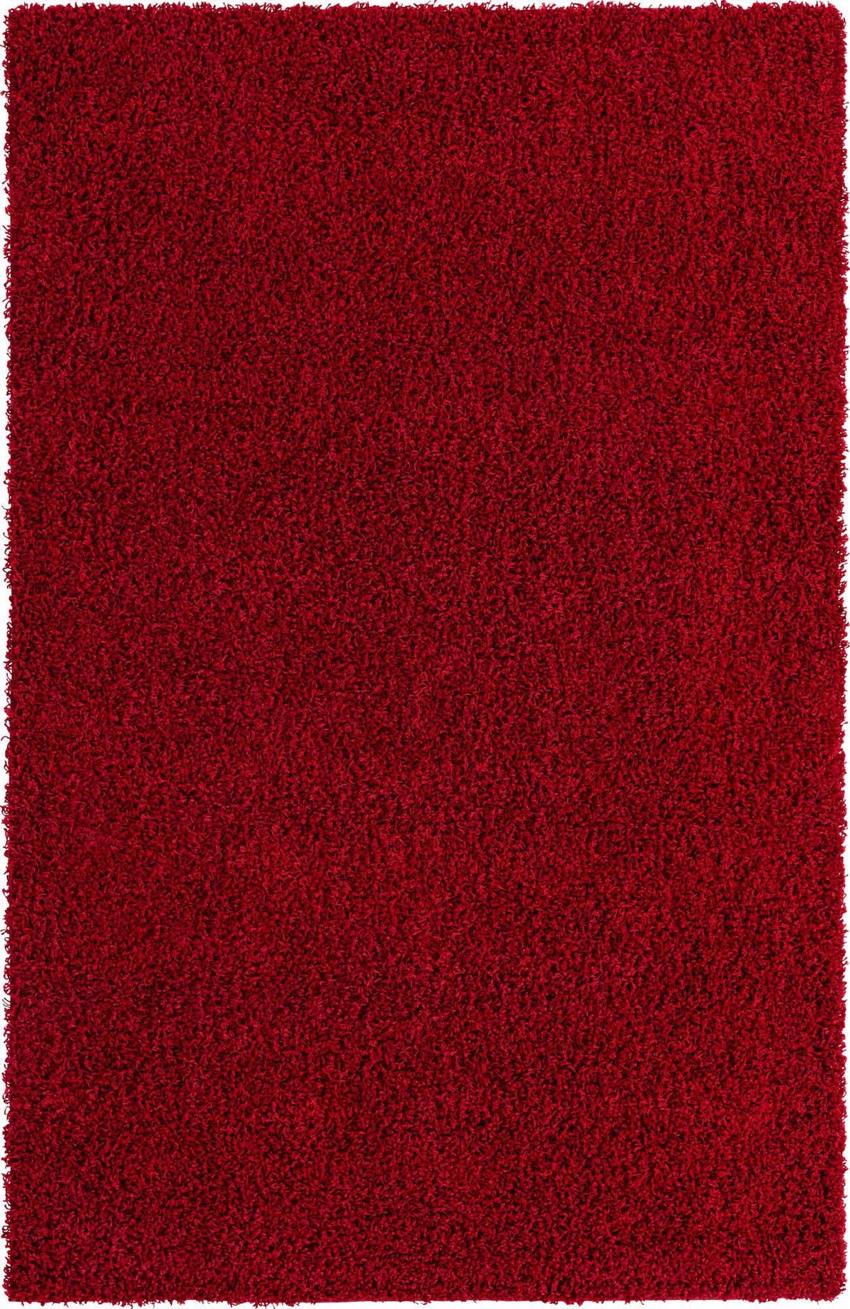 Rechteck Hochflorteppich Solid Shag in Rot von Hadorn™ - Lifestyle Image