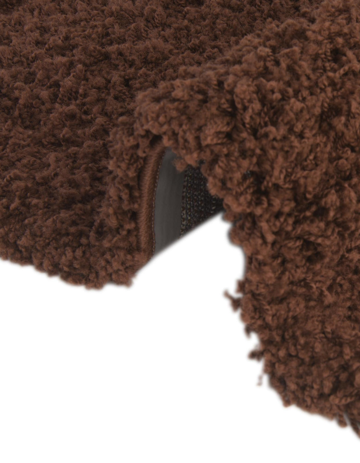 Rechteck Hochflorteppich Solid Shag in Braun von Hadorn™ - Lifestyle Image