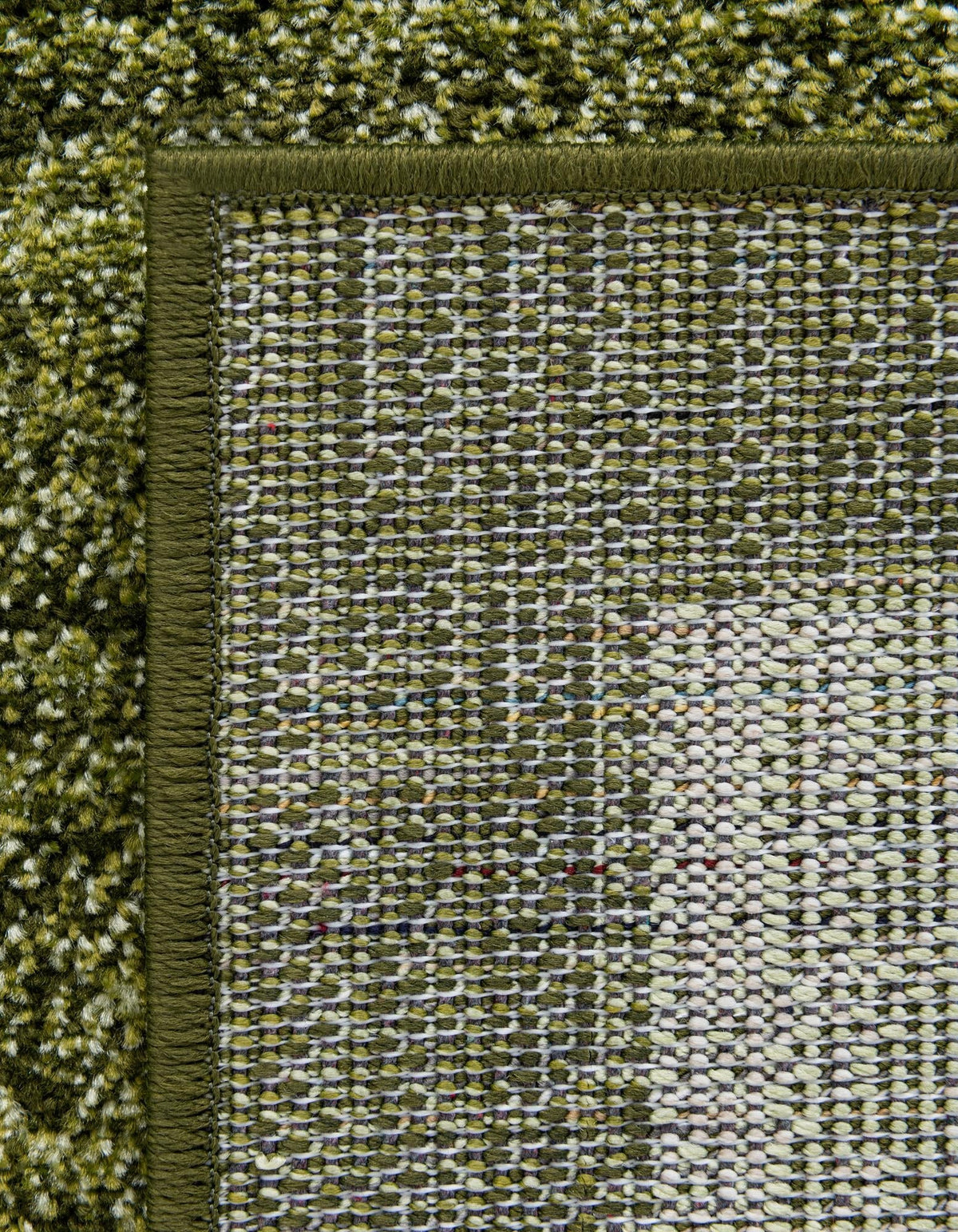 Quadratisch Teppich Loft in Grün von Hadorn™ - Lifestyle Image