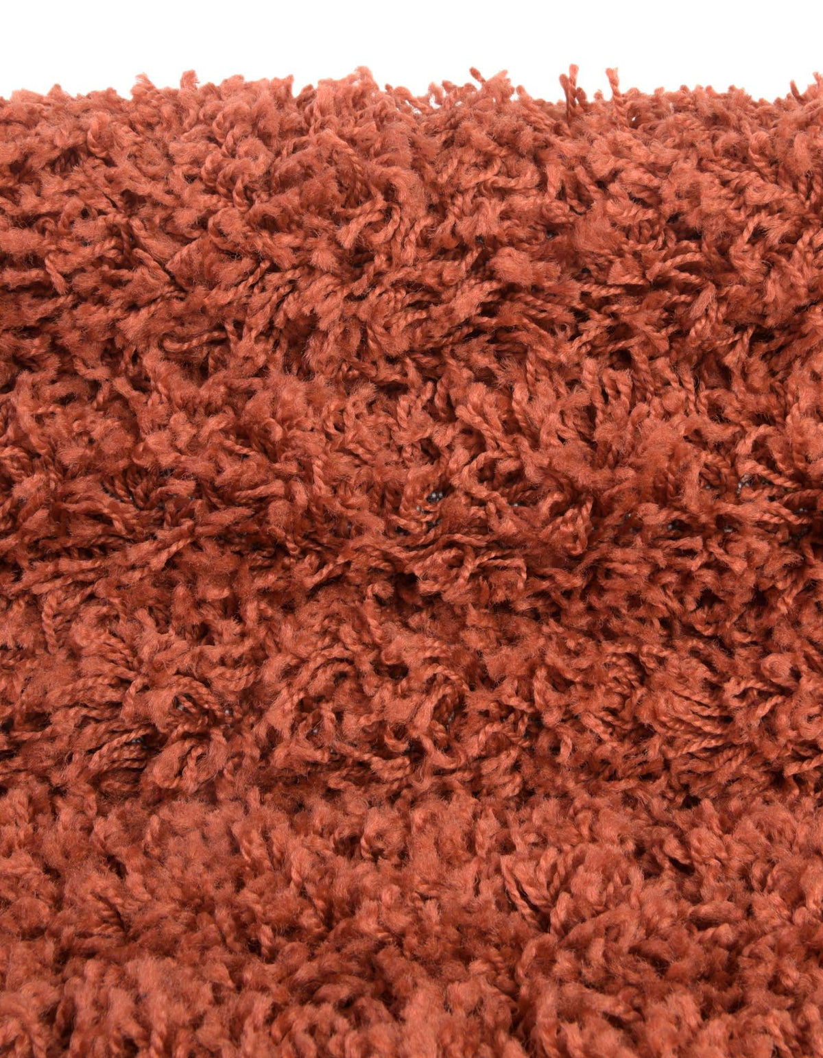 Rechteck Hochflorteppich Solid Shag in Terrakotta von Hadorn™ - Lifestyle Image