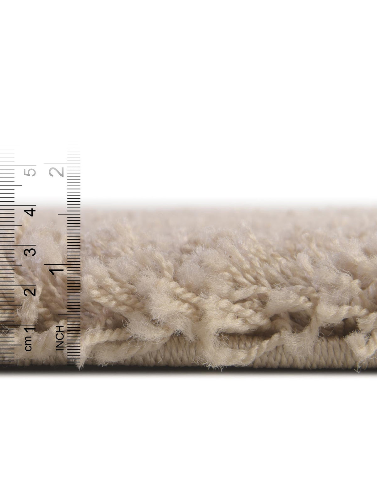 Rund Hochflorteppich Solid Shag in Dunkelgrau von Hadorn™ - Lifestyle Image