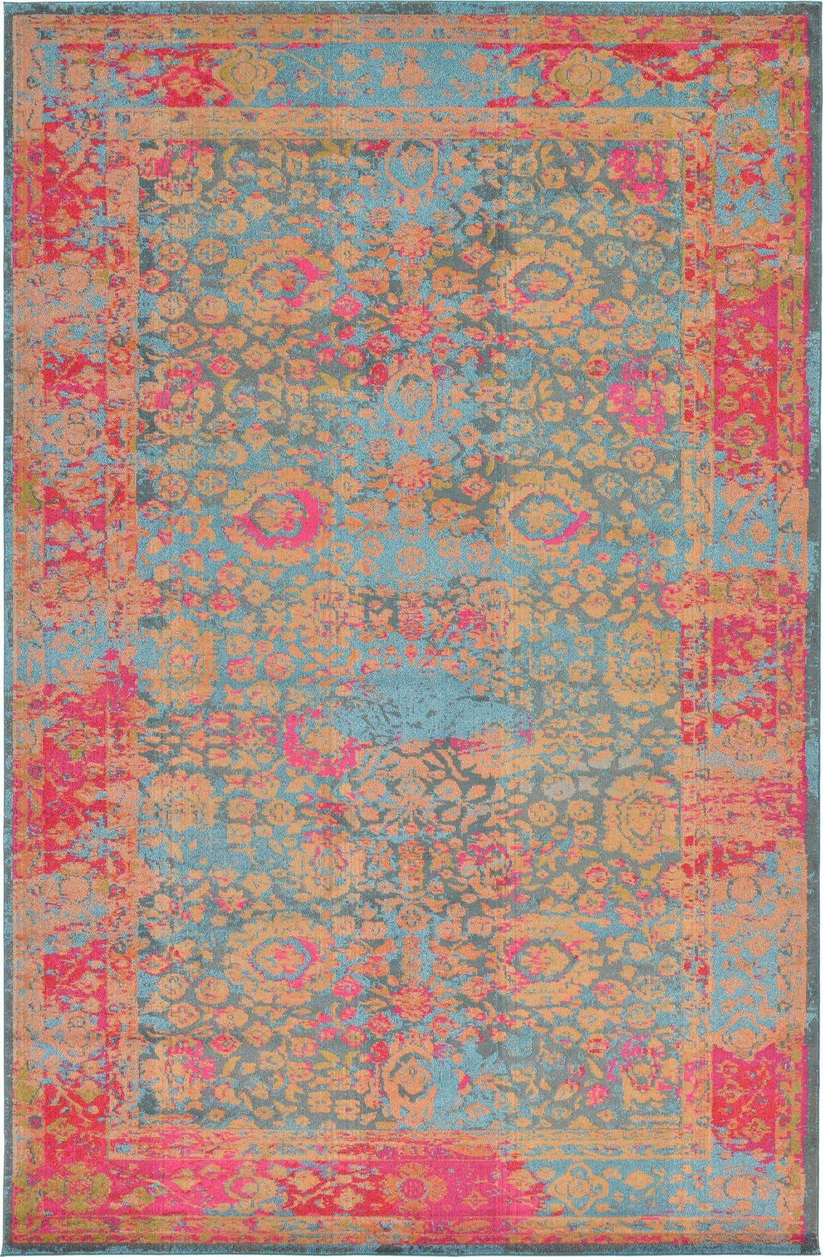 Rechteck Teppich Palazzo in Blau von Hadorn™ - Lifestyle Image