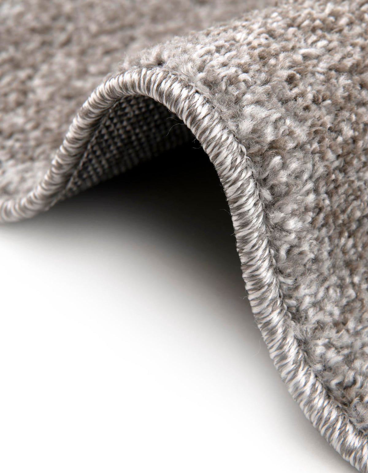 Quadratisch Teppich Vista in Hellgrau von Hadorn™ - Lifestyle Image